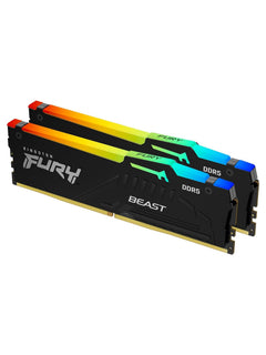 Kingston FURY Beast RGB 32GB (2 x 16GB) DDR5 6000MHz CL36 Desktop RAM Kit