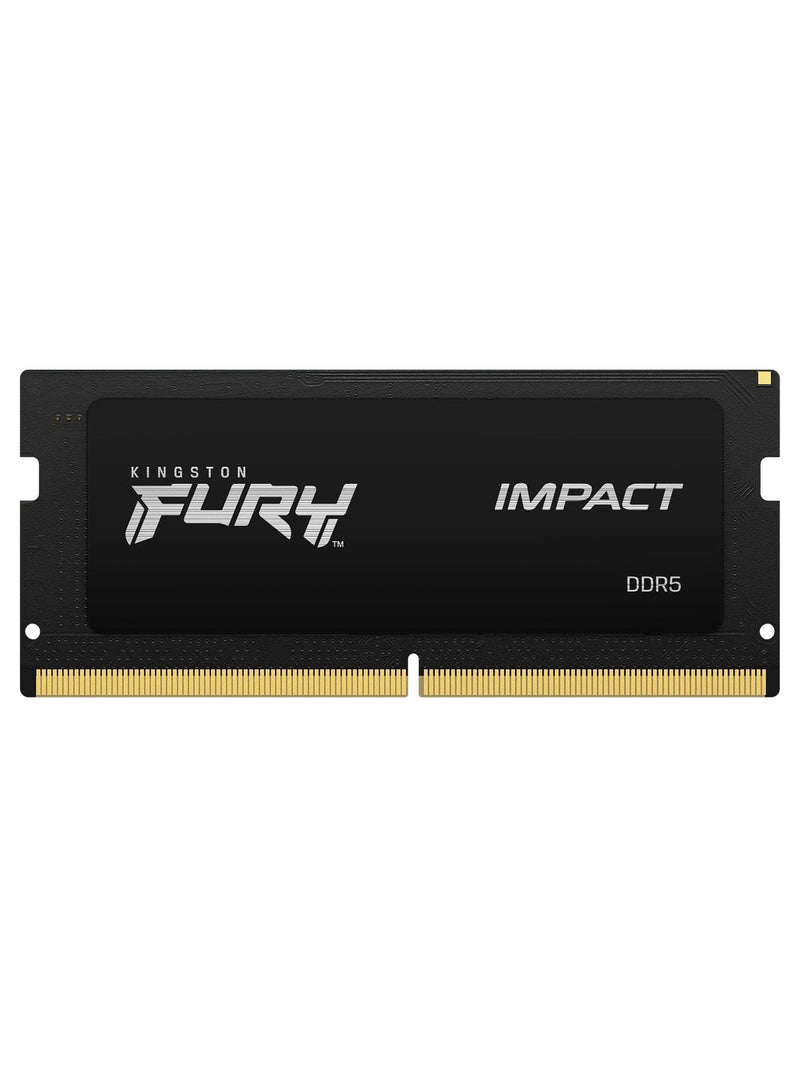 Kingston FURY Impact 16GB (2x8GB) DDR5 4800MHz CL38 Laptop RAM (SODIMM)