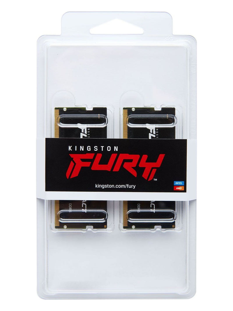 Kingston FURY Impact 16GB (2x8GB) DDR5 4800MHz CL38 Laptop RAM (SODIMM) - view 3