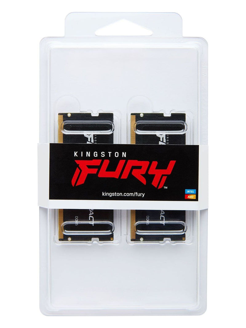 Kingston FURY Impact 32GB (2x16GB) DDR5 6400MHz CL38 Laptop RAM (SODIMM) - view 3