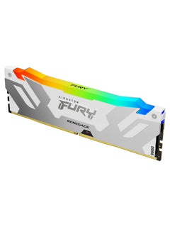 Kingston FURY Renegade 16GB DDR5 6400MHz CL32 Desktop RAM (DIMM) - White & Silver RGB - view 8