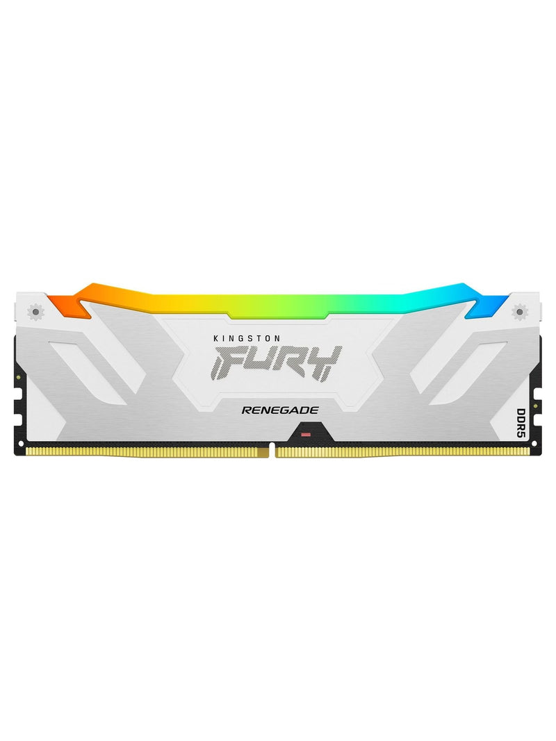 Kingston FURY Renegade 16GB DDR5 7600MHz CL38 Desktop RAM (DIMM) - White & Silver RGB - view 7