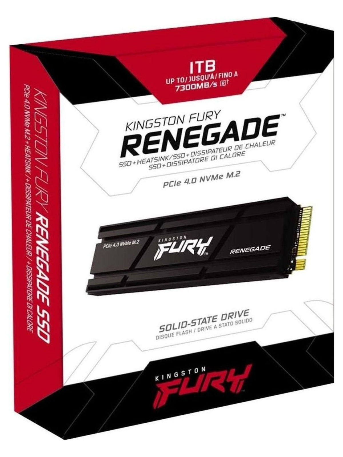 Kingston FURY Renegade 1TB PCIe 4.0 NVMe SSD with Heatsink - view 2