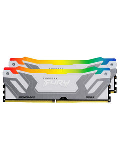Kingston FURY Renegade White & Silver RGB 48GB (2x24GB) DDR5 8800MHz CL42 Desktop RAM (CUDIMM)