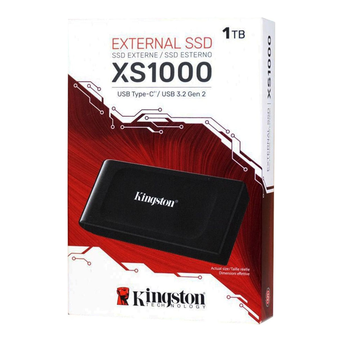 Kingston XS1000 1TB Portable SSD USB-C & USB-A - view 3