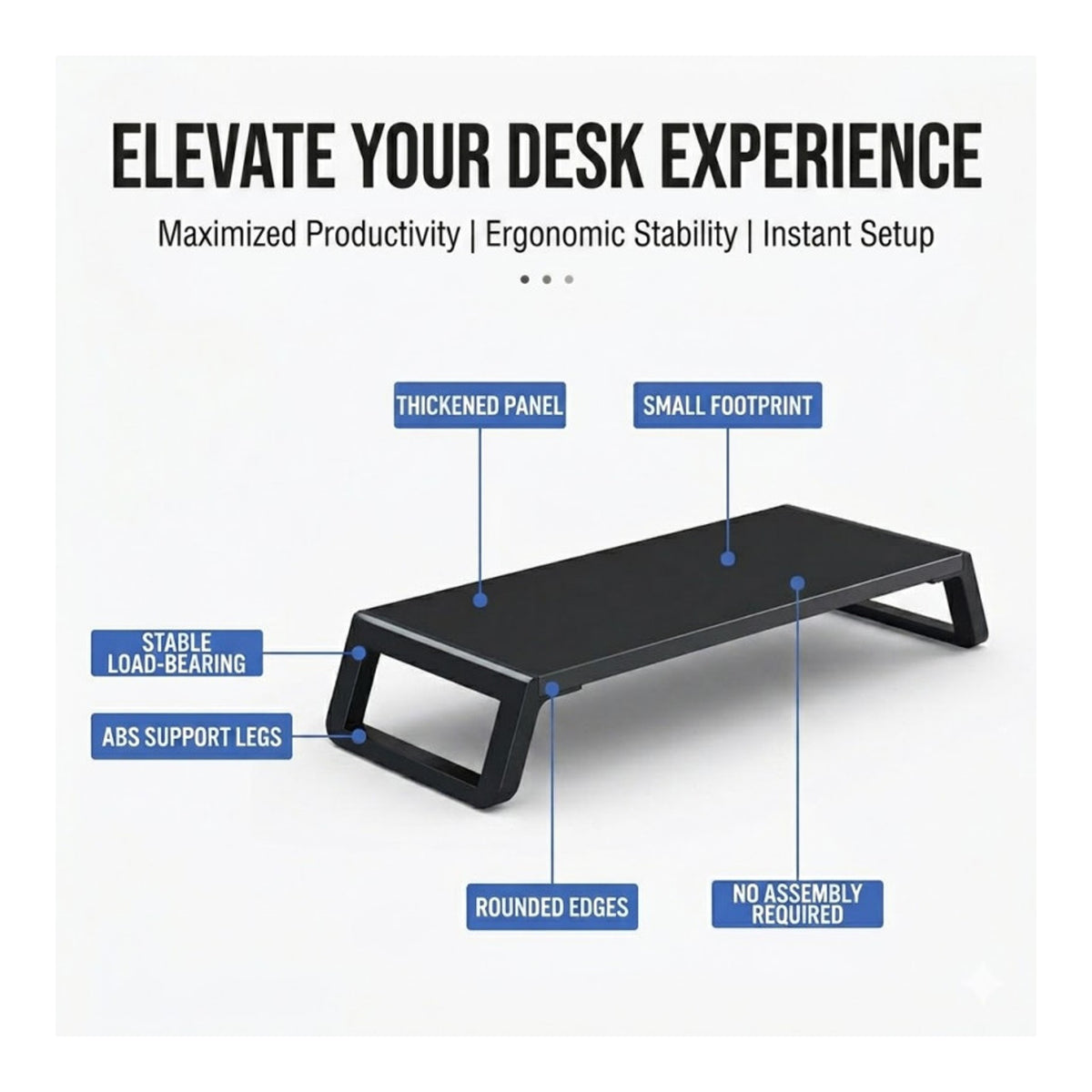 Laptop and Computer Monitor Riser Stand