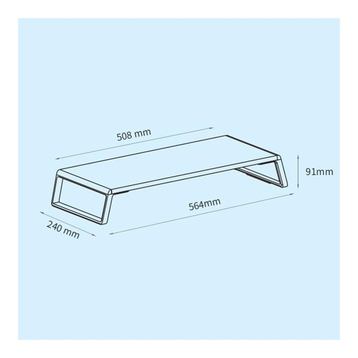 Laptop and Computer Monitor Riser Stand - view 6