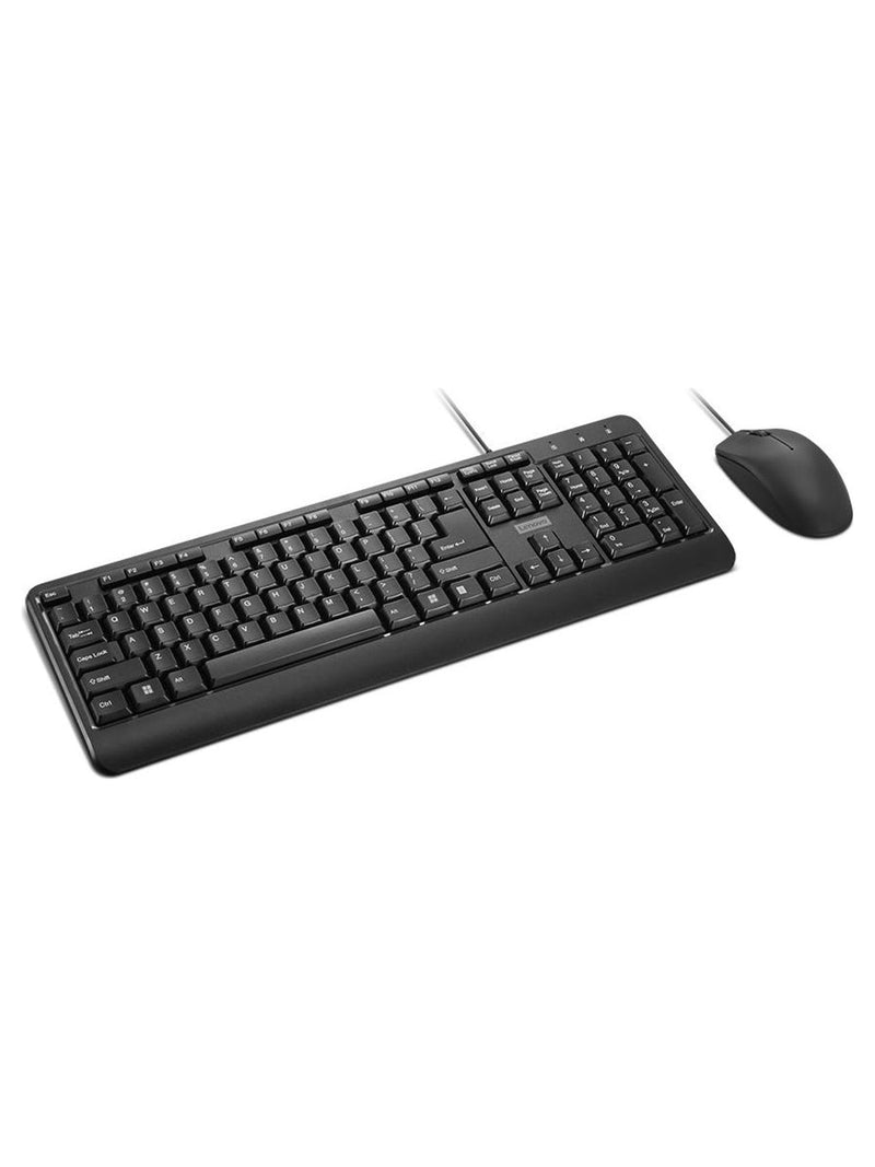 Lenovo 160 Wired Keyboard and Mouse Combo, USB - view 3