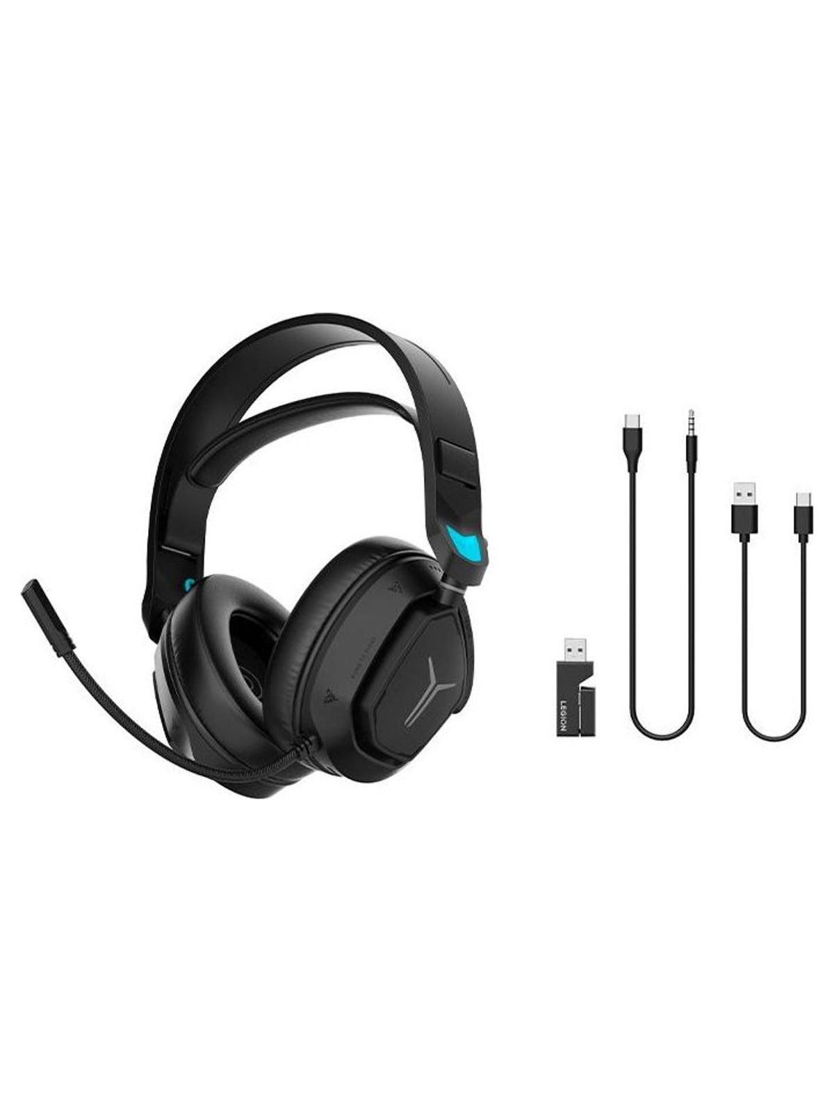 Lenovo Legion R360 Wireless Gaming Headset, 2.4GHz + Bluetooth 5.4, 7.1 Surround