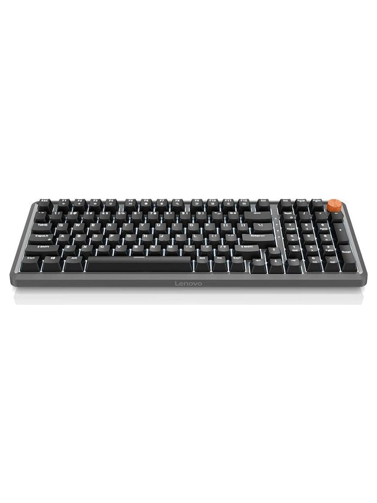 Lenovo MK9 98-Key Wired Mechanical Gaming Keyboard, Gasket, Red Switches - view 2