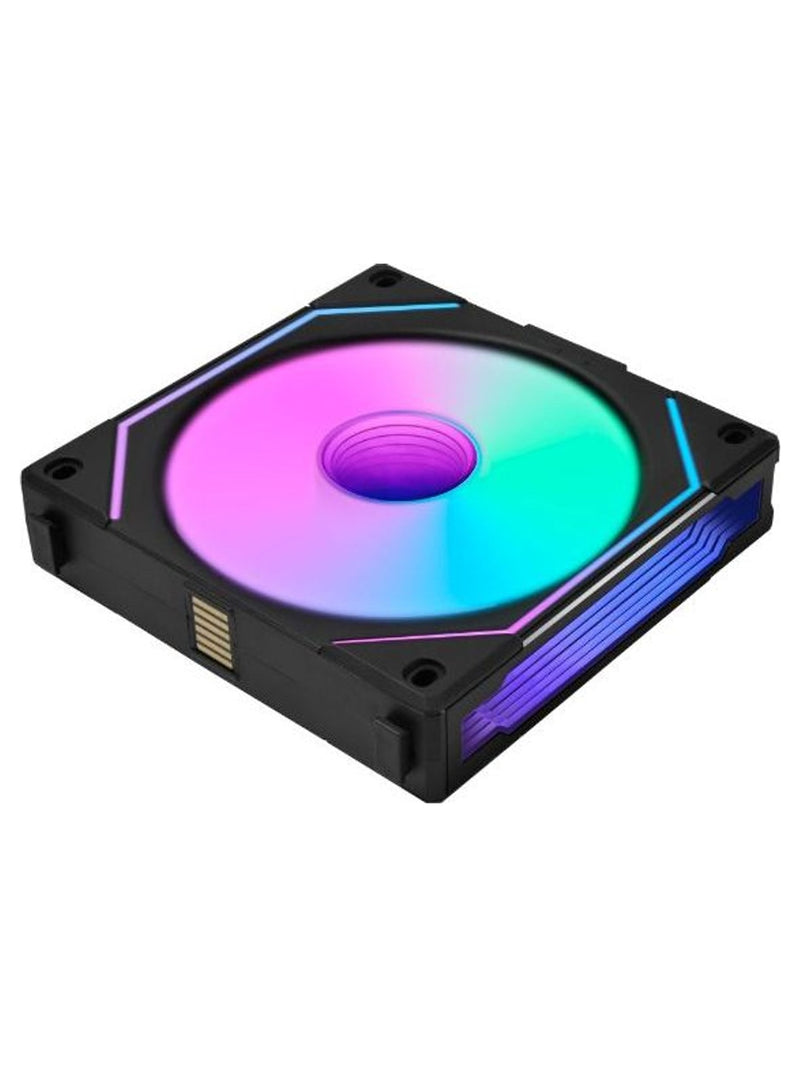 Lian Li UNI FAN SL-INF 120mm Infinity Mirror ARGB Fan - Black Reverse - view 3