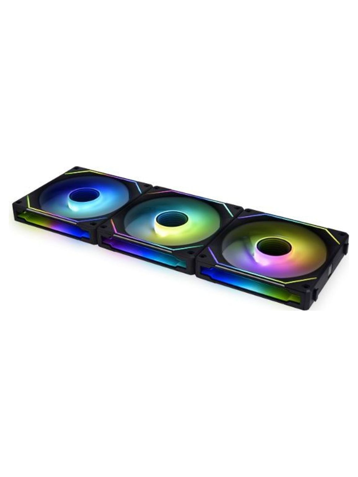 Lian Li UNI FAN SL-INF 120mm Infinity Mirror ARGB Fan Triple Pack with Controller - Black