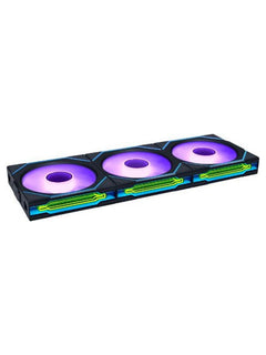 Lian Li UNI FAN SL-INF Wireless 120mm Reverse Blade ARGB Fan - Triple Pack + Controller - view 2