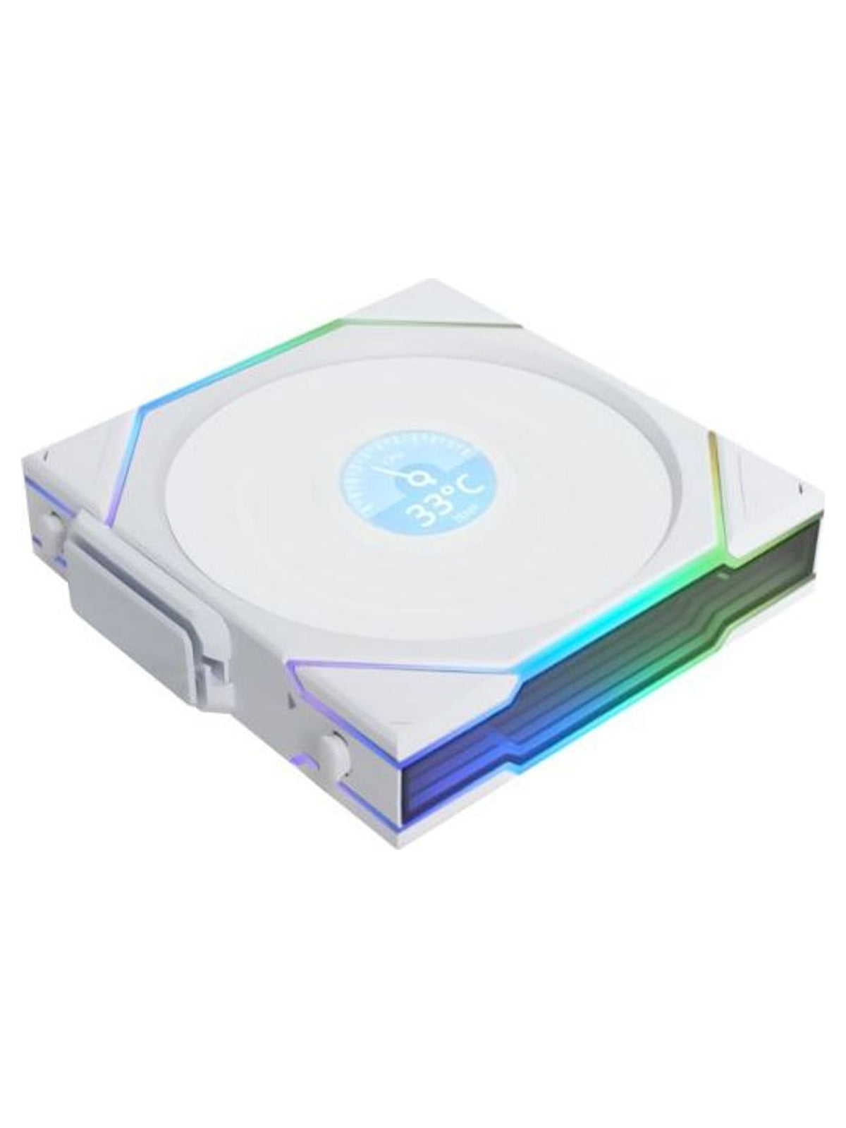 Lian Li UNI FAN TL LCD Wireless 120mm ARGB Fan with LCD Screen - Single Fan White - view 2