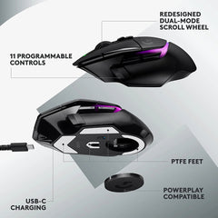 Logitech G G502 High Performance Wireless Gaming Mouse-3