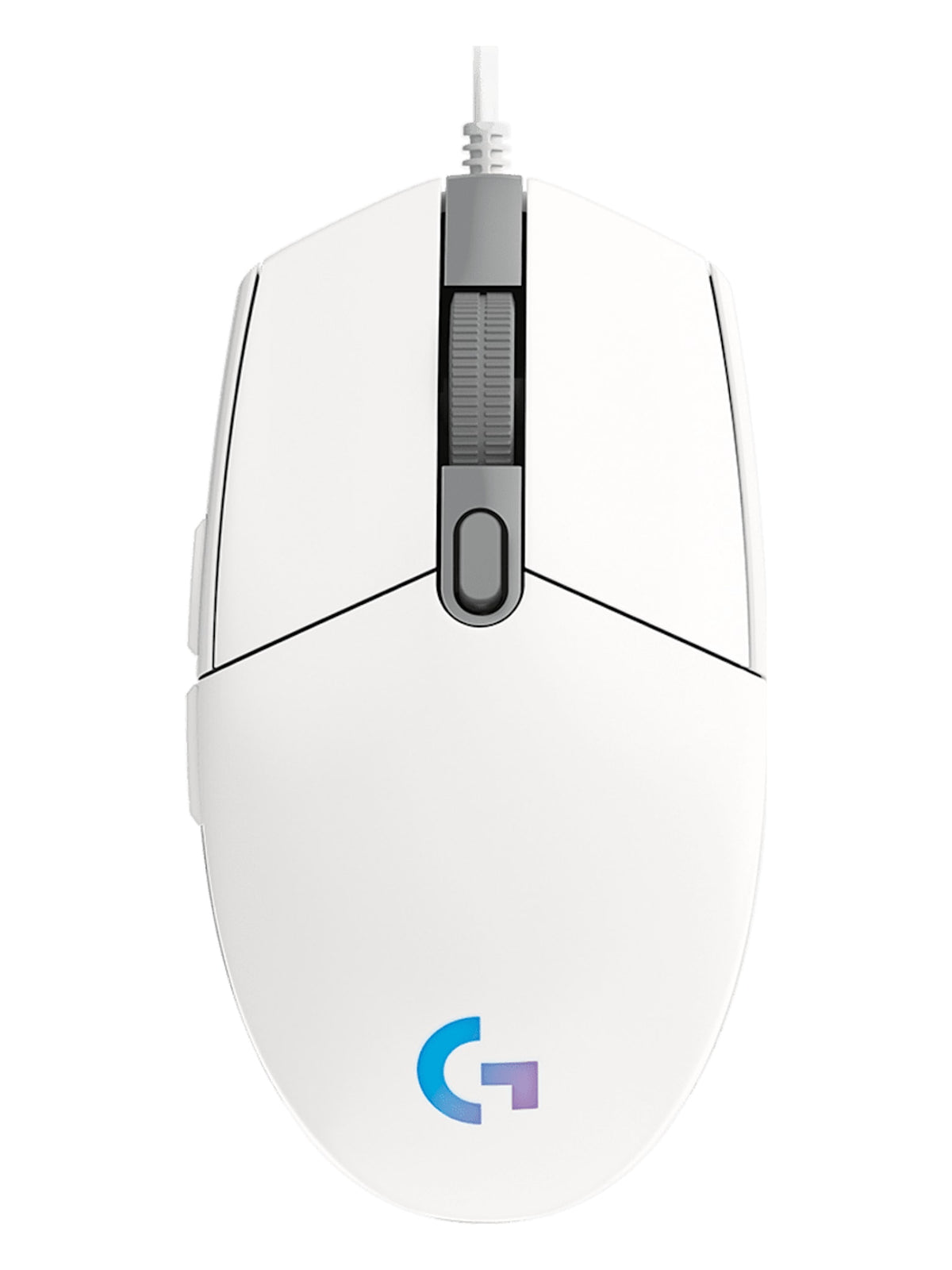 Logitech G102 LIGHTSYNC Wired Gaming Mouse, 8000 DPI RGB, 6 Buttons - White - view 5