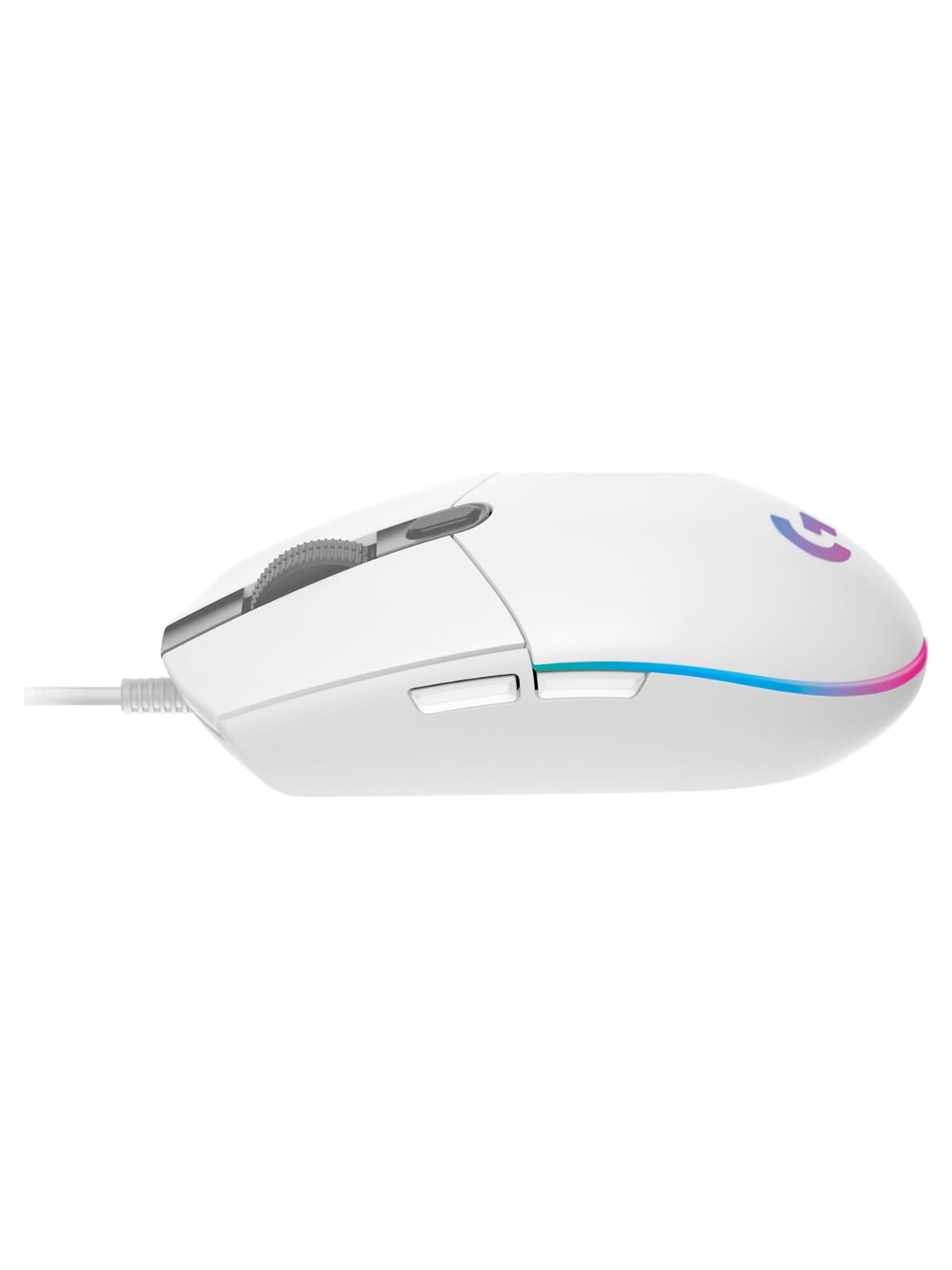 Logitech G102 LIGHTSYNC Wired Gaming Mouse, 8000 DPI RGB, 6 Buttons - White - view 6