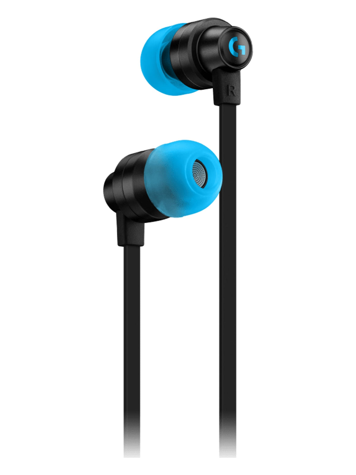 Logitech G333 Wired Gaming Earphones with Mic, Dual Drivers, 3.5mm and USB-C - Black