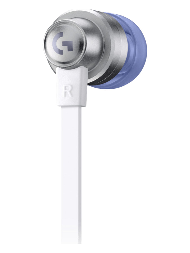 Logitech G333 Wired Gaming Earphones with Mic, Dual Drivers, 3.5mm and USB-C - White - view 6