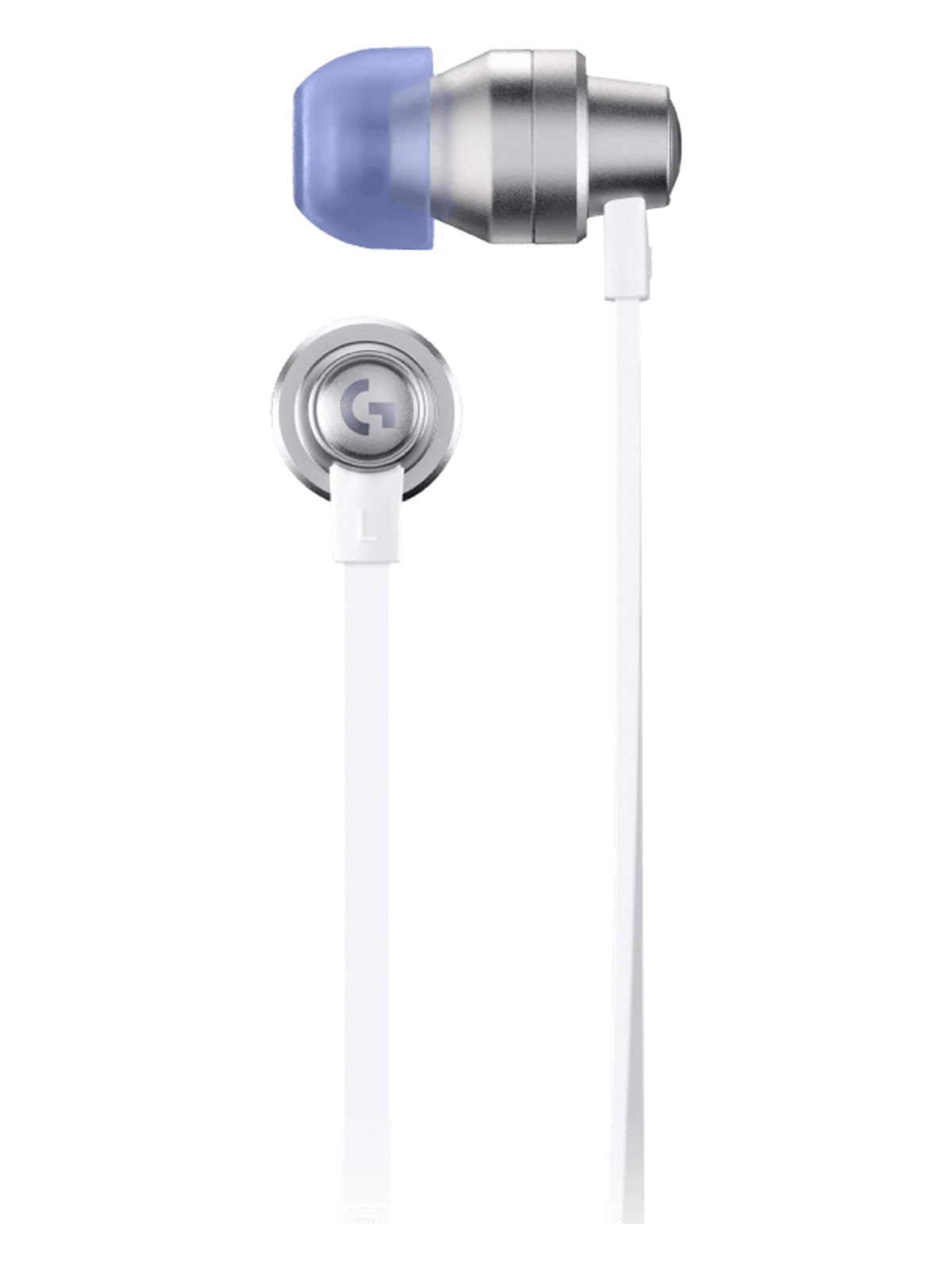 Logitech G333 Wired Gaming Earphones with Mic, Dual Drivers, 3.5mm and USB-C - White - view 7