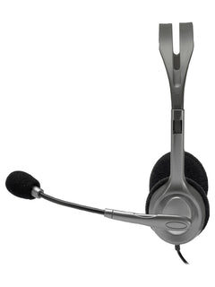 Logitech H110 Wired Stereo Headset with Rotating Mic, Dual 3.5mm Plugs - view 2