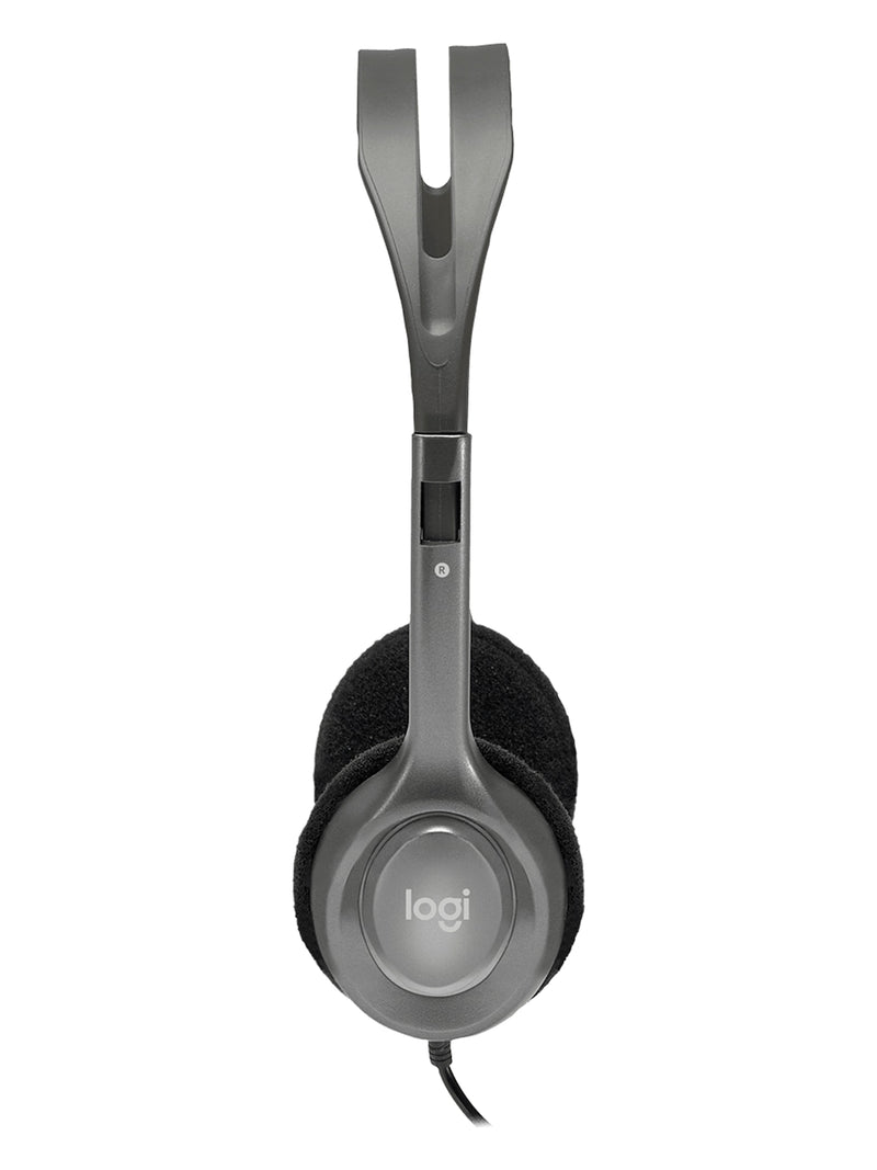 Logitech H110 Wired Stereo Headset with Rotating Mic, Dual 3.5mm Plugs - view 3