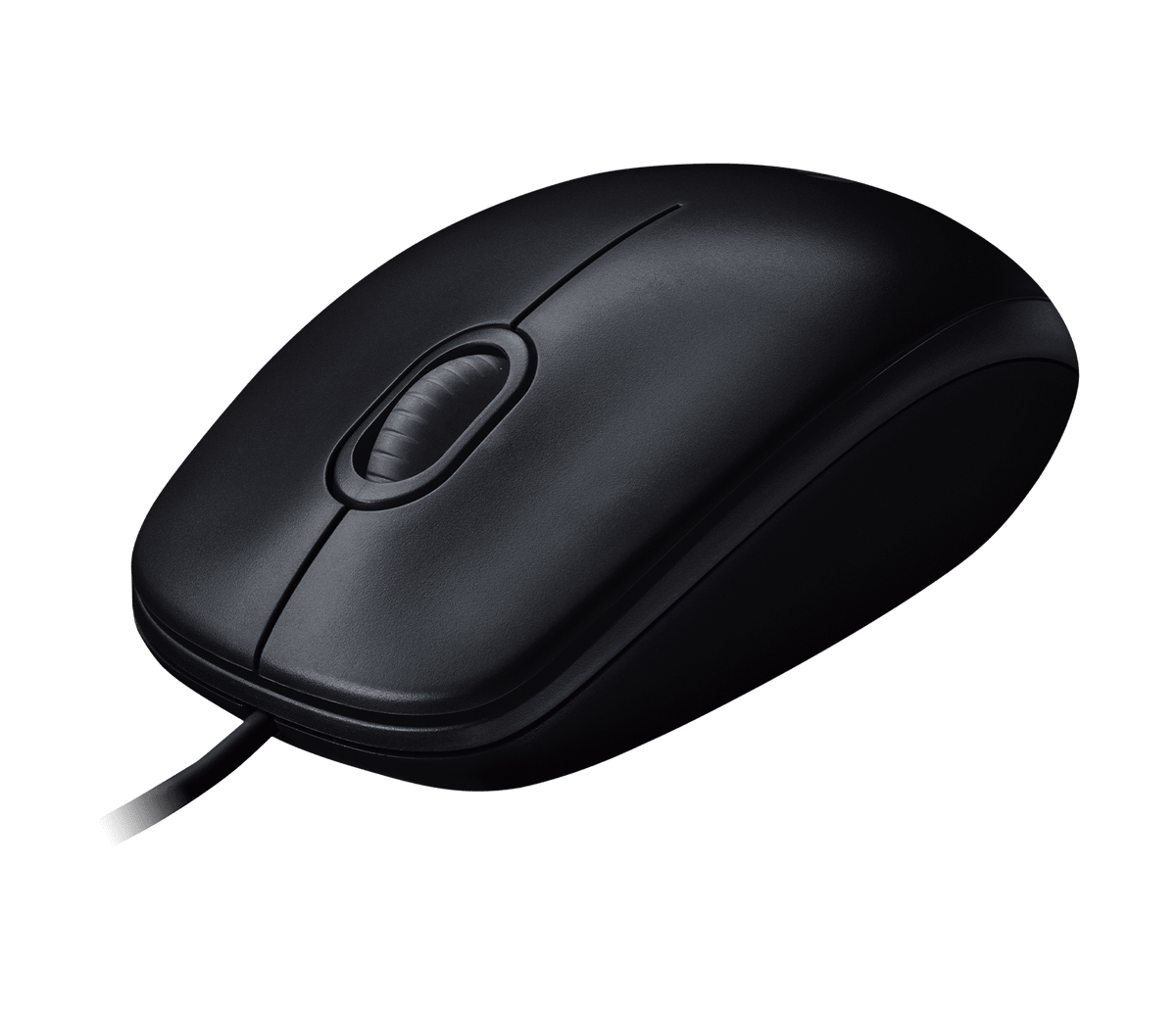 Logitech Wired Mouse M100 (Grey) - view 3