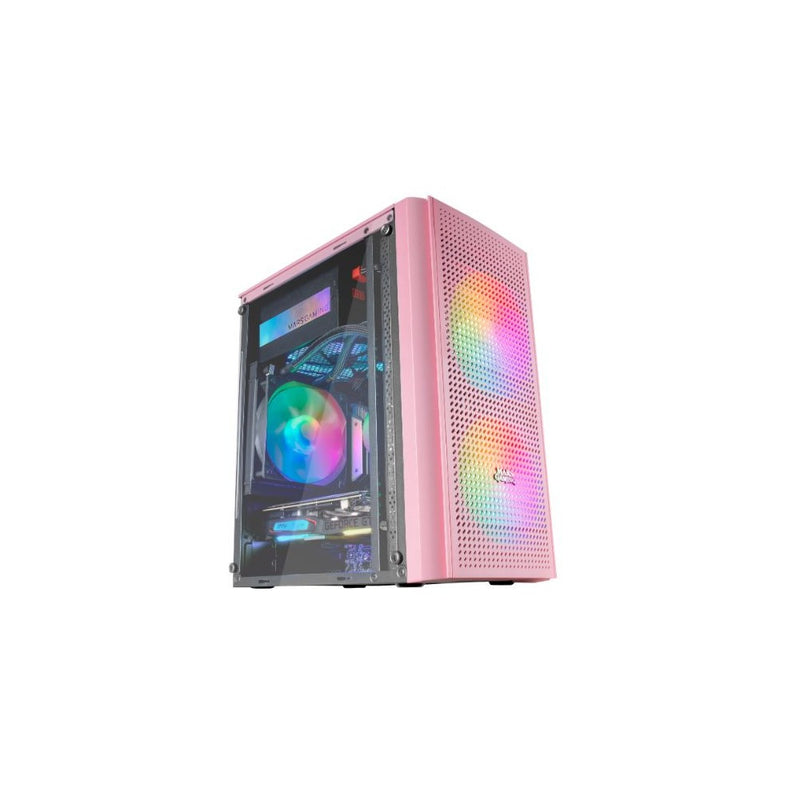 Mars Gaming Mc-Se Micro-ATX Case, Pink-2
