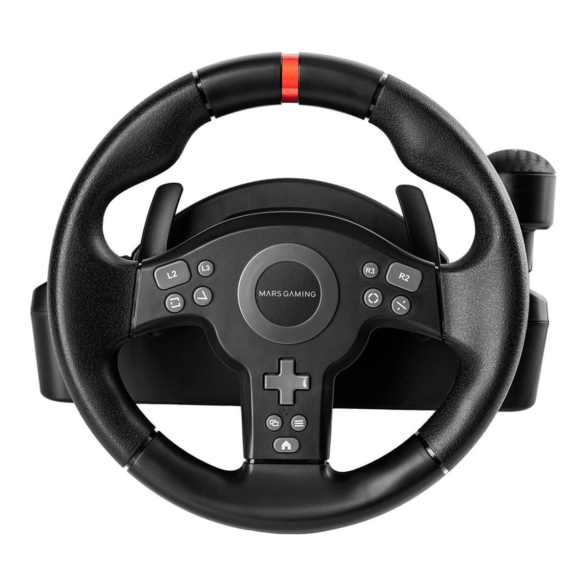 Mars Gaming MWHRSX Force Feedback Racing Wheel with Pedals & H-Shifter - view 2
