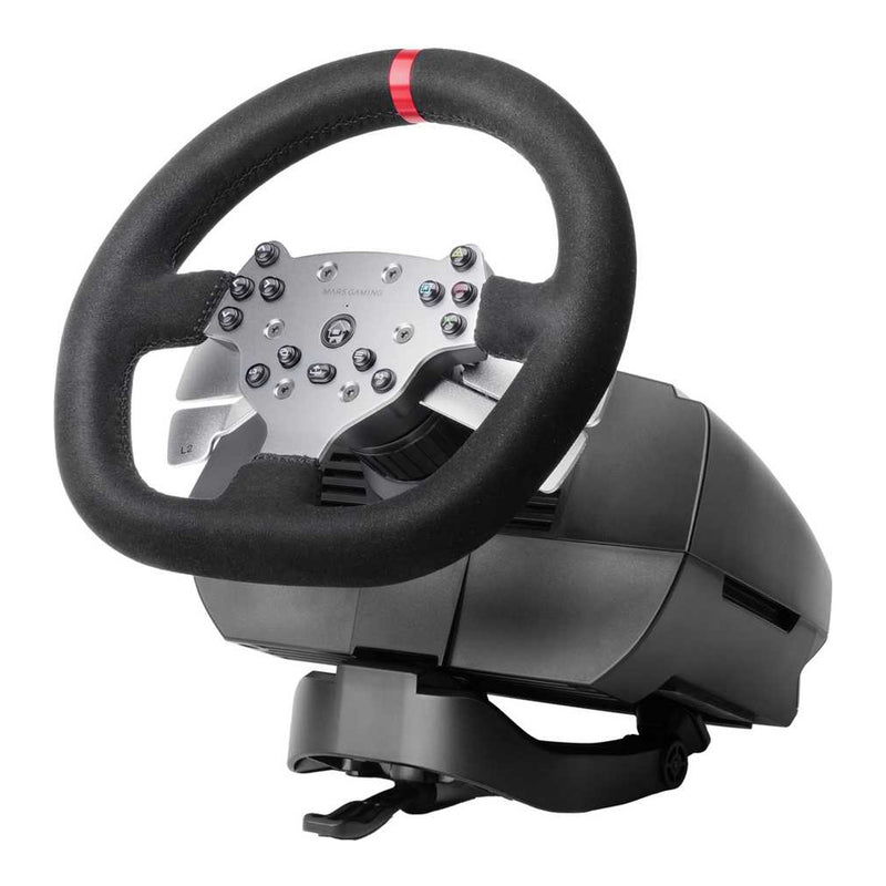 Mars Gaming MWHRSX Force Feedback Racing Wheel with Pedals & H-Shifter - view 3