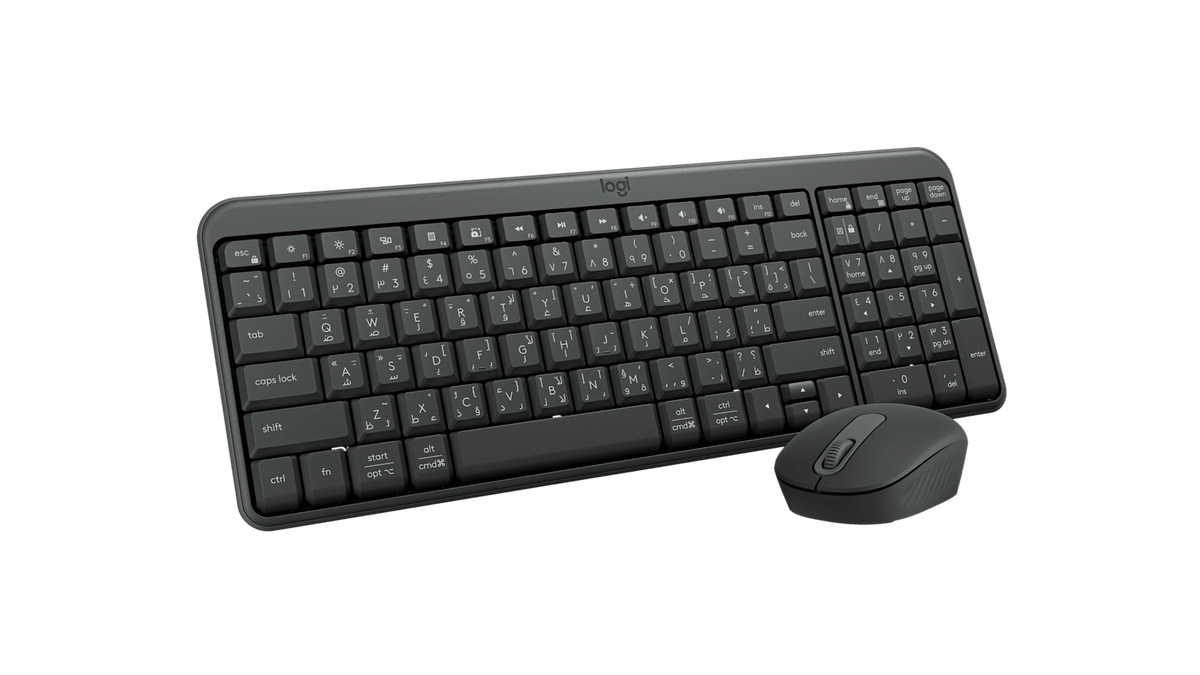 Logitech Wireless Combo MK250 (EN-AR/Graphite) - view 3
