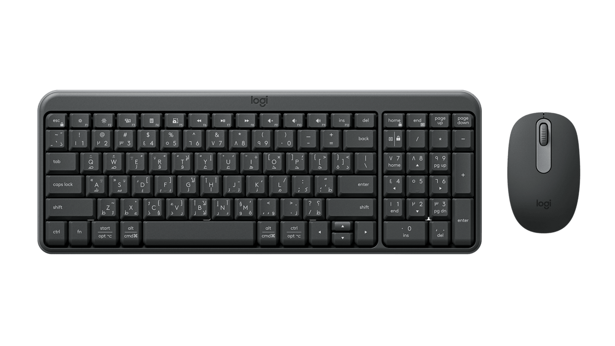 Logitech Wireless Combo MK250 (EN-AR/Graphite)