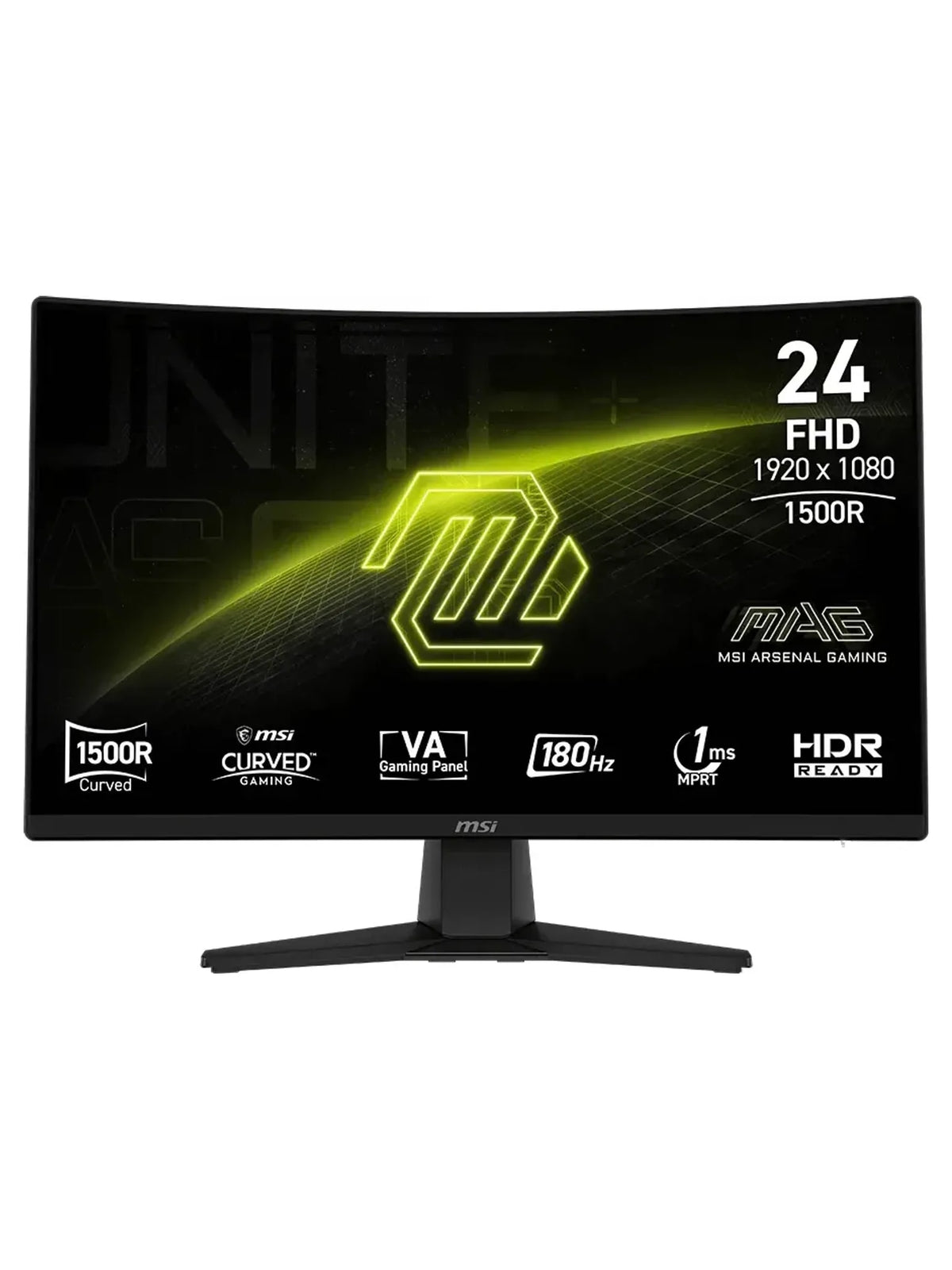 MSI 23.6" MAG 242C Full HD 180Hz Curved VA Gaming Monitor