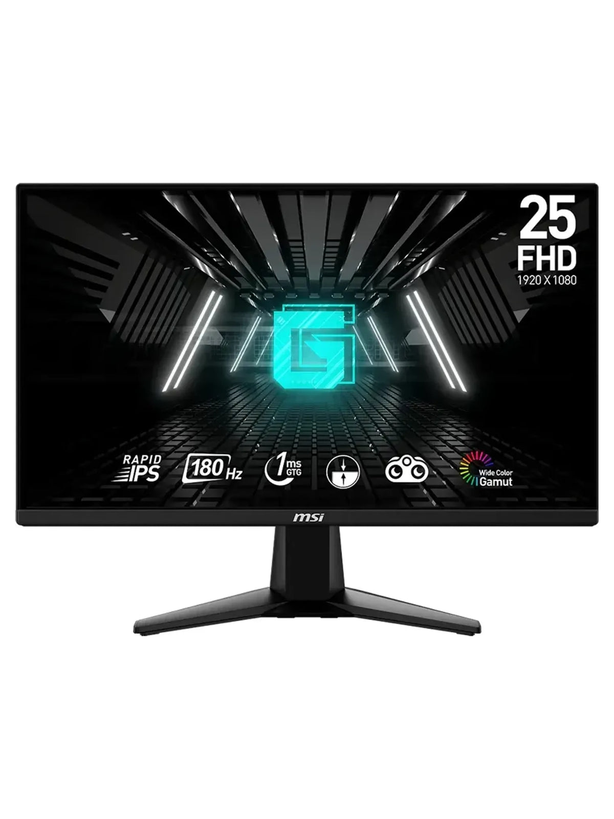 MSI 24.5" G255F Full HD 180Hz Rapid IPS Gaming Monitor