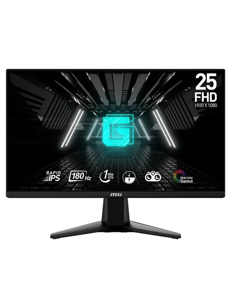 MSI 24.5" G255F Full HD 180Hz Rapid IPS Gaming Monitor