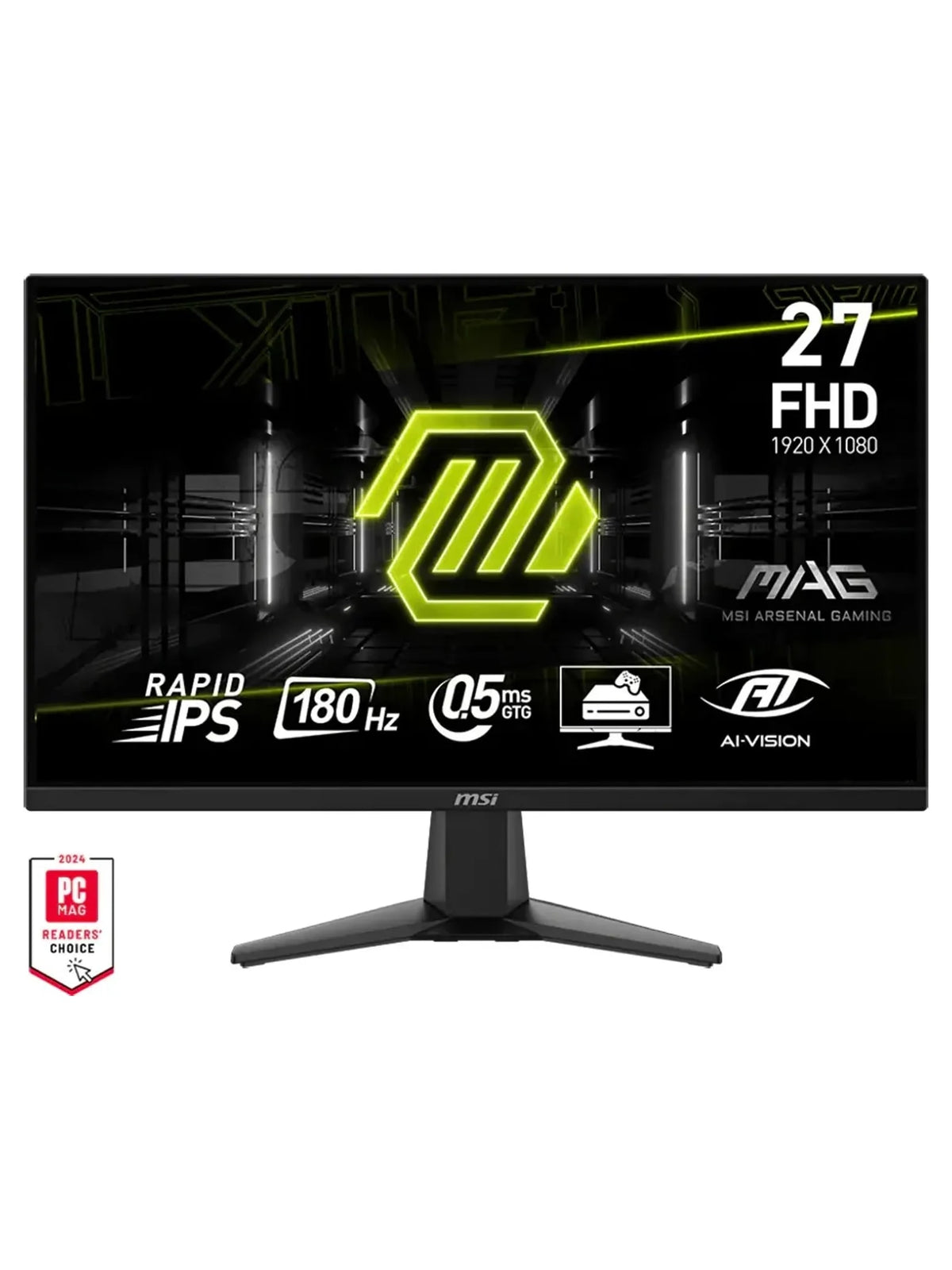 MSI 27" MAG 275F Full HD 180Hz Rapid IPS Gaming Monitor