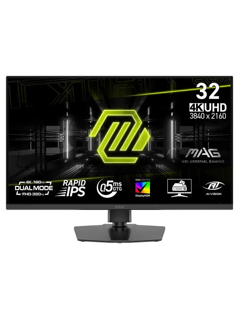 MSI 31.5" MAG 322URDF E16 4K 160Hz / FHD 320Hz Dual Mode Rapid IPS Gaming Monitor