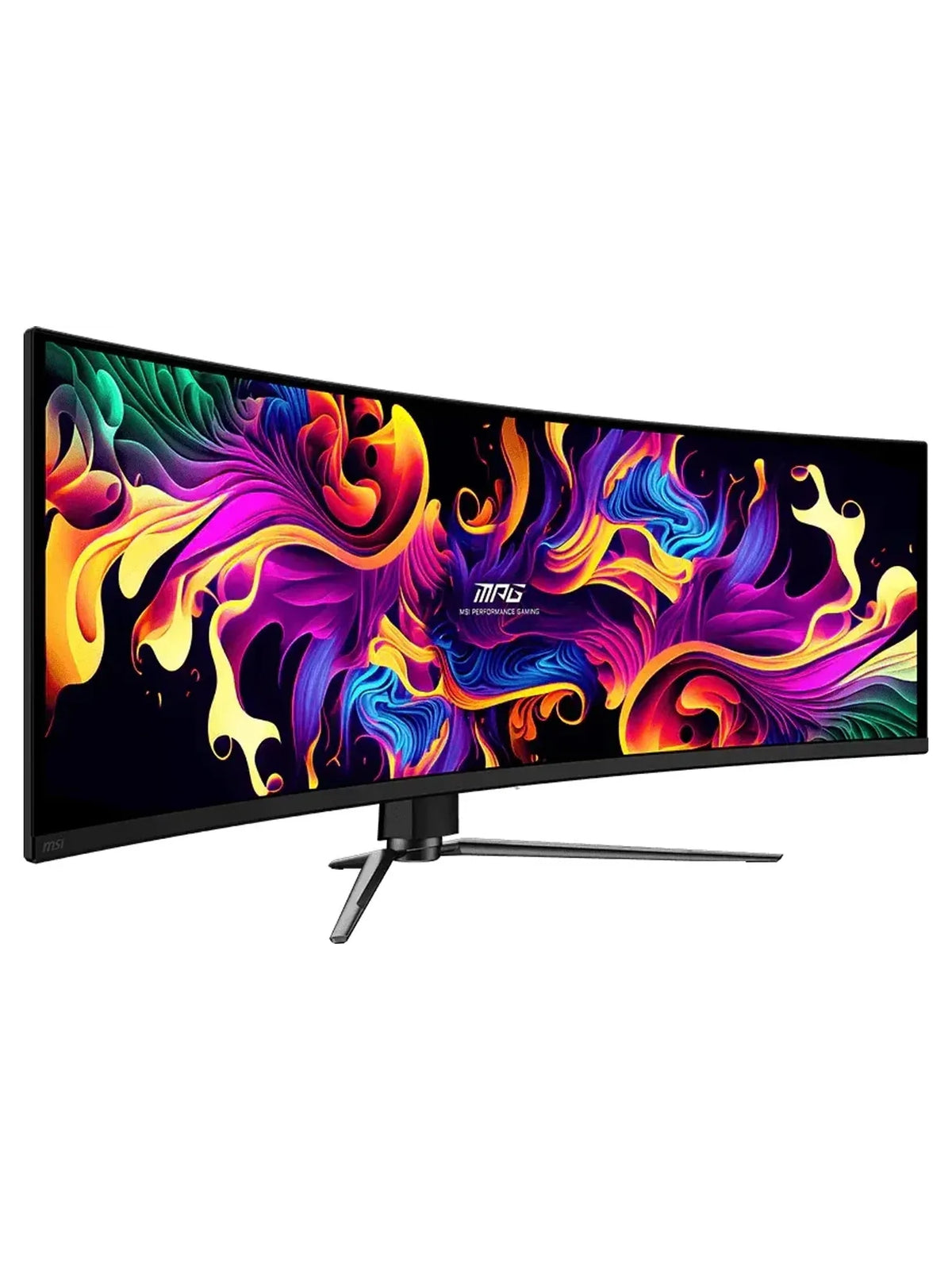 MSI 49" MPG 491CQPX QD-OLED Dual QHD 240Hz Curved Gaming Monitor - view 3