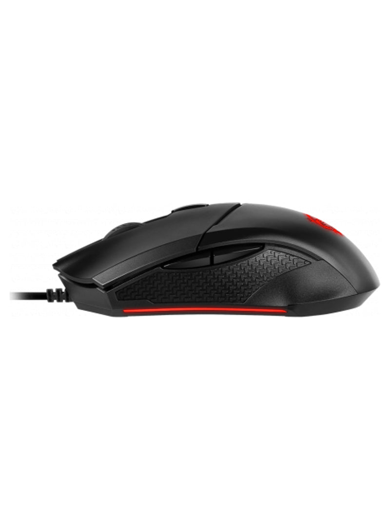 MSI Clutch GM08 Wired Gaming Mouse, 4200 DPI, Adjustable Weights, Red LED - view 2