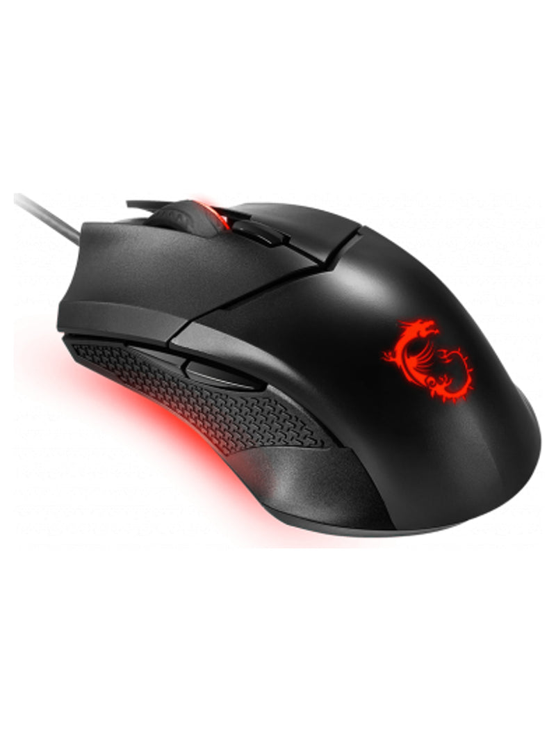 MSI Clutch GM08 Wired Gaming Mouse, 4200 DPI, Adjustable Weights, Red LED - view 3