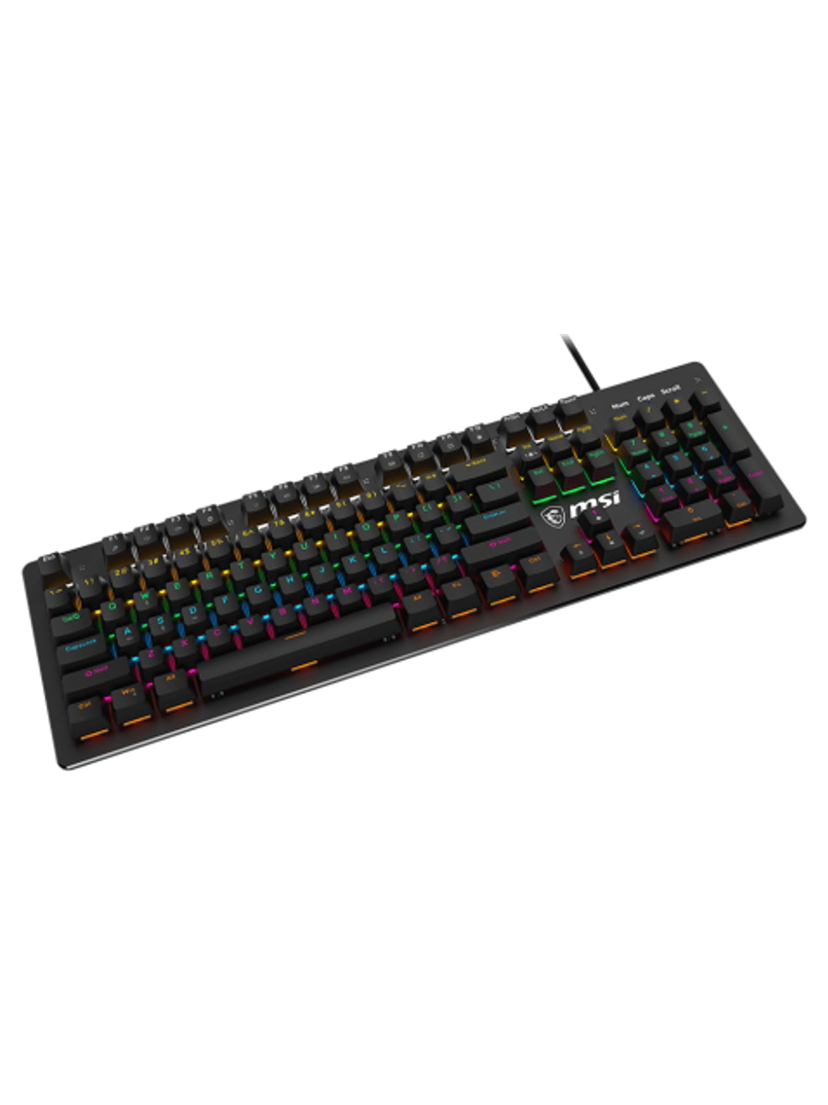 MSI FORGE GK300 Wired Mechanical Gaming Keyboard, 9-Mode RGB, Anti-Ghosting - view 2