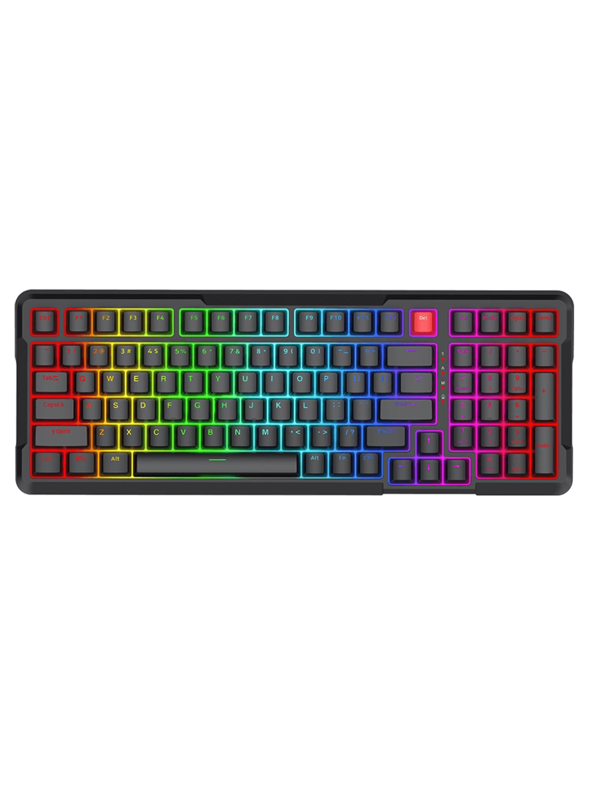 MSI FORGE GK500 Wireless Mechanical Gaming Keyboard, Silent Switches, Per-Key RGB