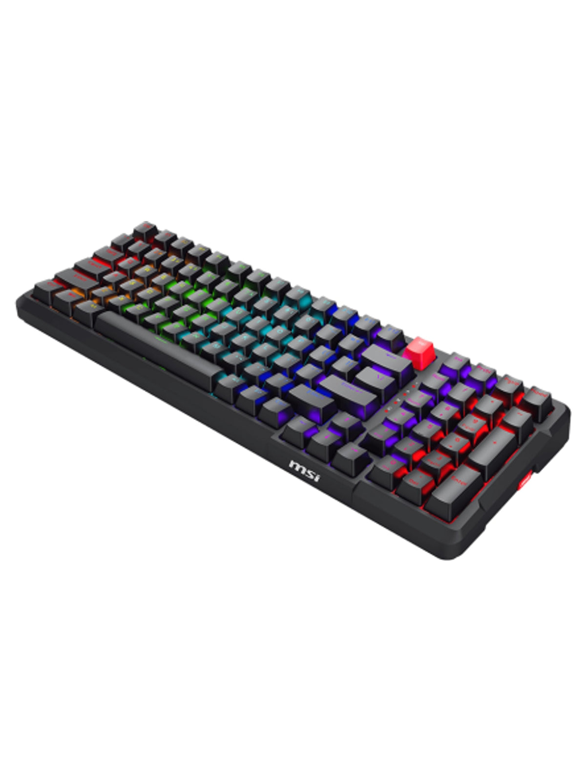 MSI FORGE GK500 Wireless Mechanical Gaming Keyboard, Silent Switches, Per-Key RGB - view 2