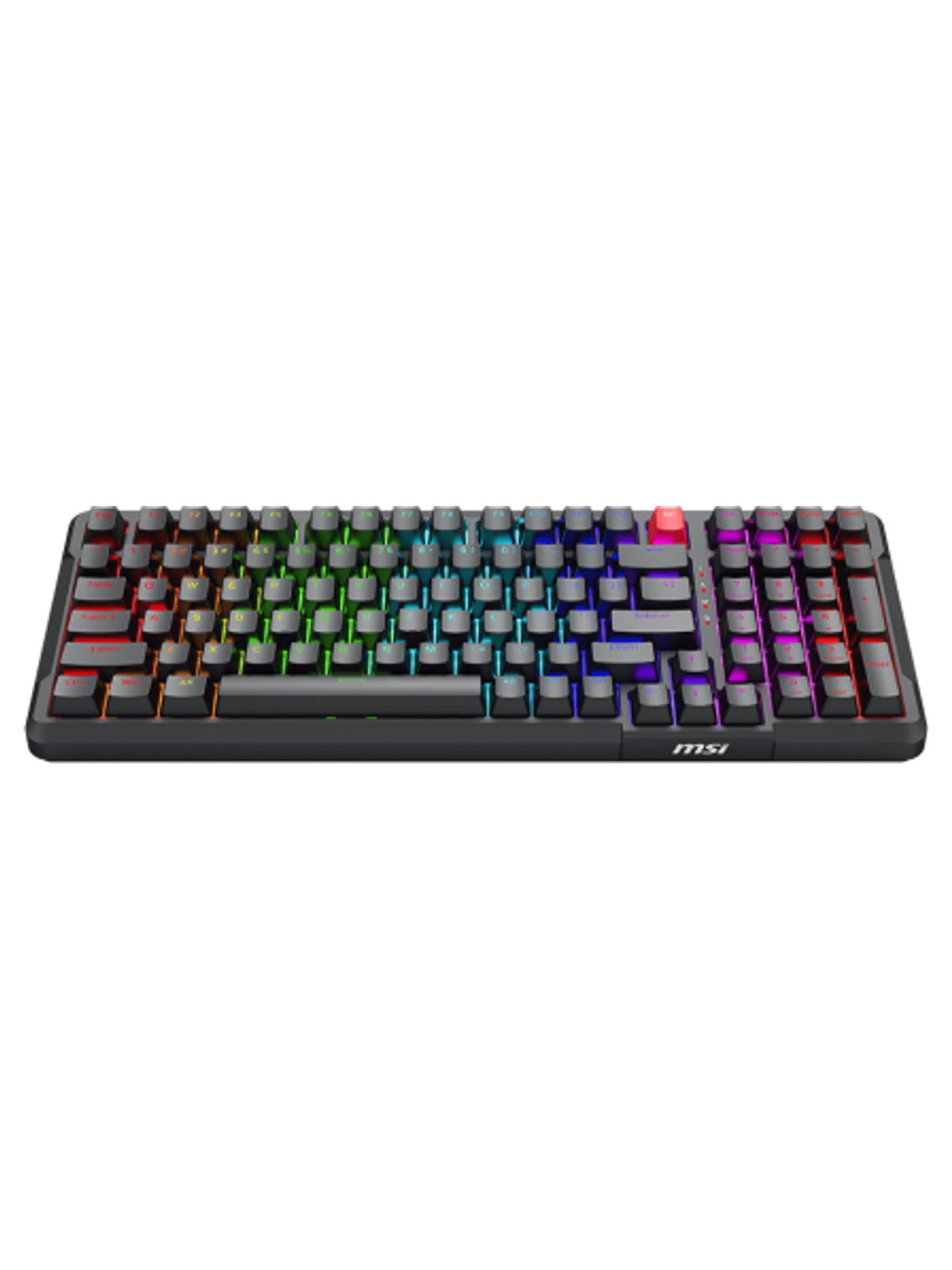 MSI FORGE GK500 Wireless Mechanical Gaming Keyboard, Silent Switches, Per-Key RGB - view 3
