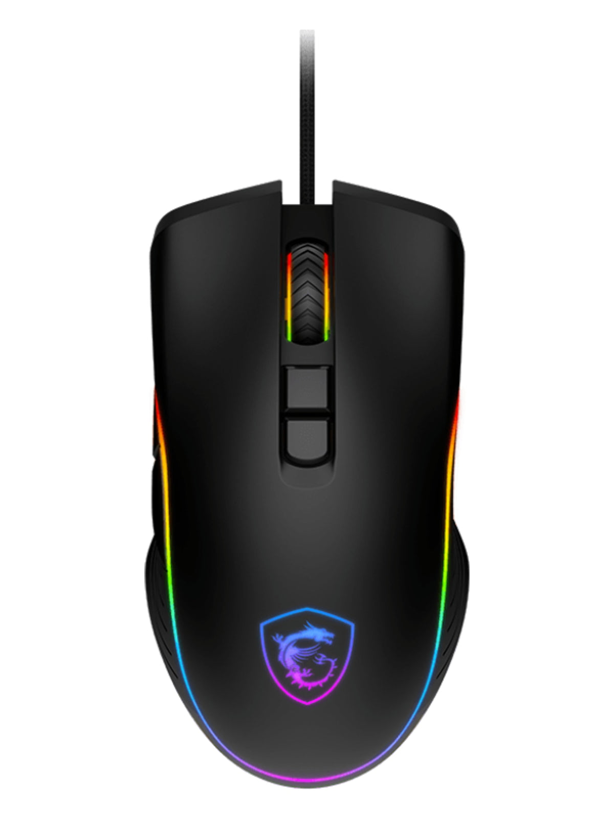 MSI FORGE GM300 Wired Gaming Mouse, 7200 DPI, RGB, 7 Buttons