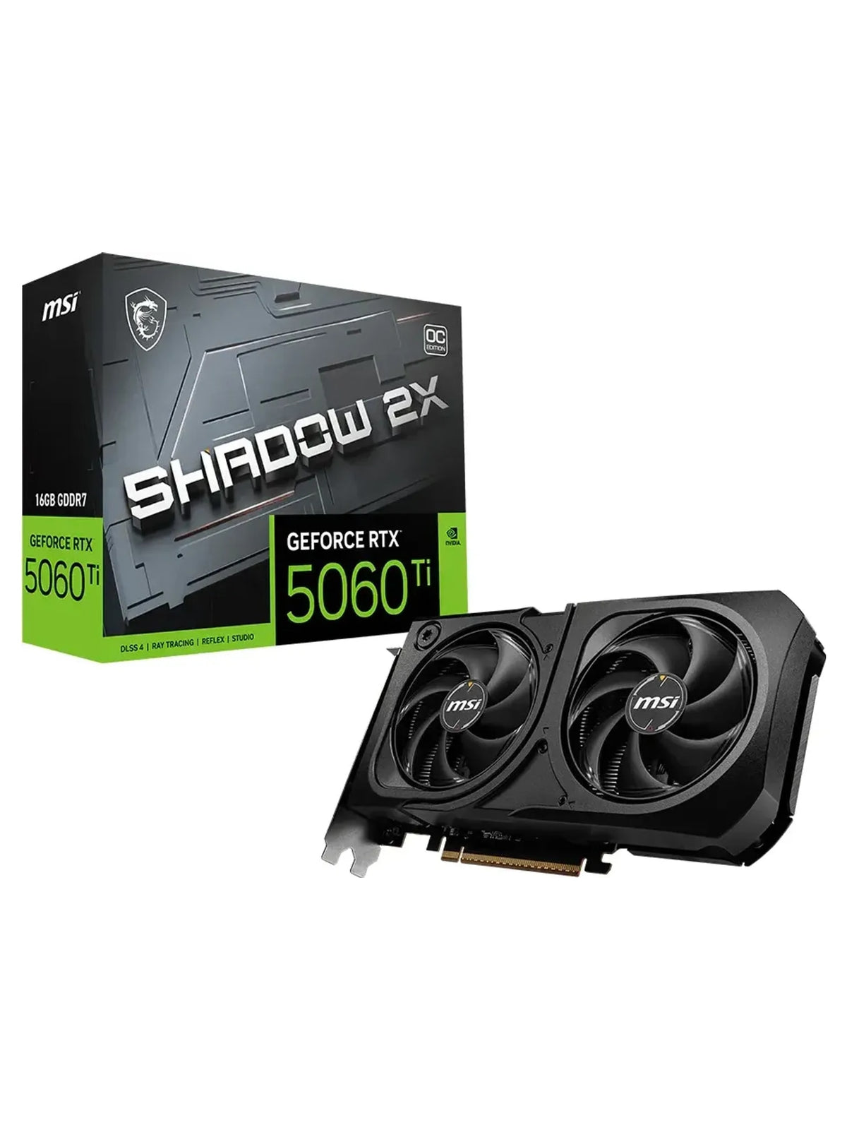 MSI GeForce RTX 5060 Ti SHADOW 2X OC PLUS 16GB GDDR7 - view 5