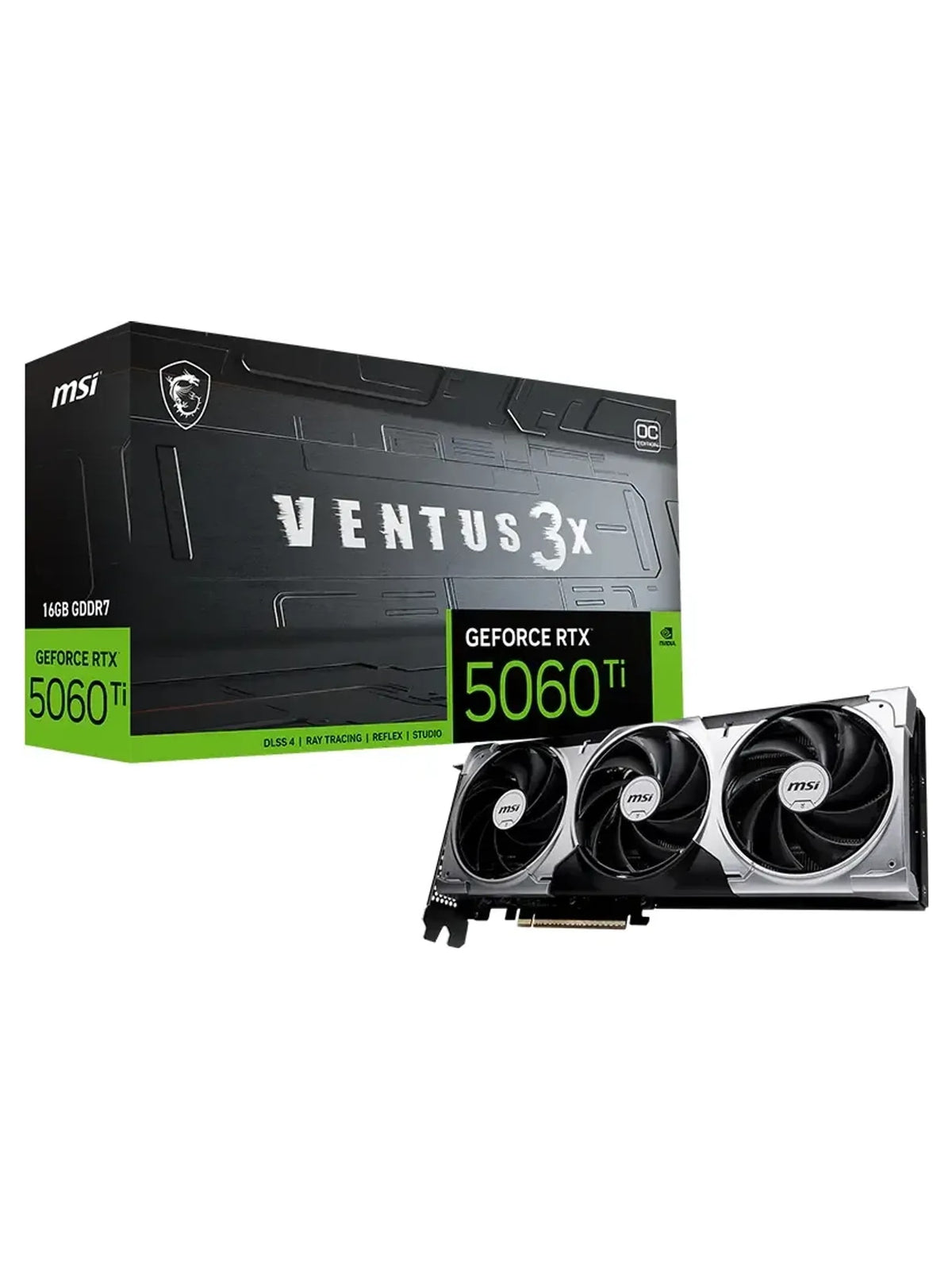 MSI GeForce RTX 5060 Ti VENTUS 3X OC 16GB GDDR7 - view 5