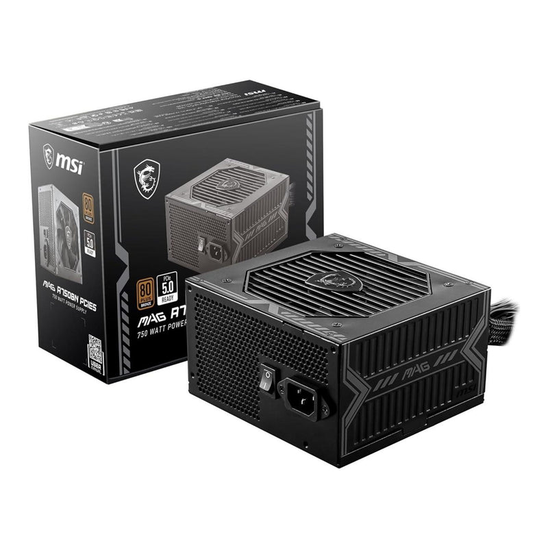 MSI MAG A750BN PCIe5 750W 80 Plus Bronze Power Supply