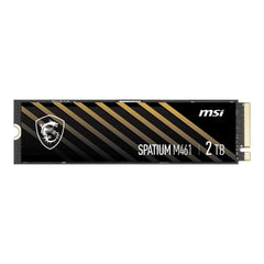 MSI SPATIUM M461 2TB PCIe Gen4 NVMe M.2 SSD