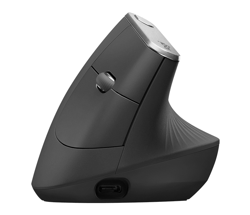 Logitech Wireless MX Vertical Advanced Ergonomic Wireless Mouse (Graphite) - view 3